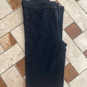 Levi's 311 Shaping Skinny Mid Rise Tummy Slimming Black Denim Jeans 28